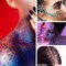 Silver Body & Face Glitter Stick – Chunky Mermaid Sequins & Fine Sparkle for Hair, Makeup, Festival, Concerts, Raves & Kids’ Parties | Waterproof, Long-Lasting Glitter Gel (Silver)